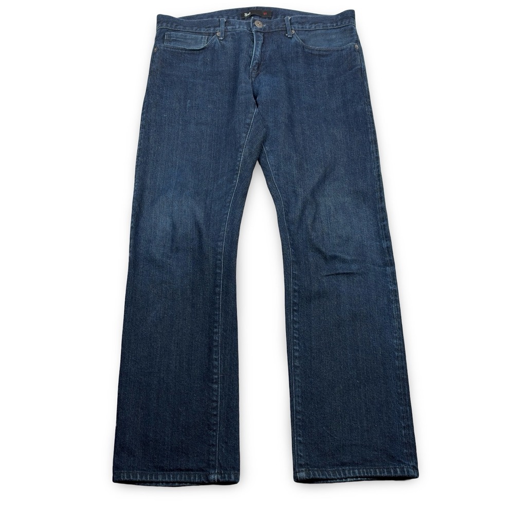 3x1 1/1 Selvedge Denim Jeans Mens 33 Dark Indigo Blue Custom Made USA Straight